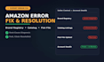 resolve amazon brand registry errors catalog fixes and flat file errors