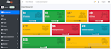 logistic web application with 4 penal
