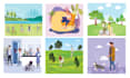 custom 2d flat illustration from your idea