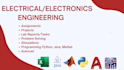 do electrical and electronics engineering tasks projects simulations