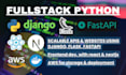 develop, deploy django, fastapi, nextjs, react, htmx, aws