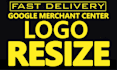 logo resize for google merchant center rectangular, square, favicon