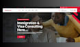design immigration website lawyer wordpress website visa application website