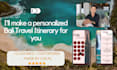 plan your trip in bali by itinerary