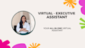be your virtual assistant in english and spanish