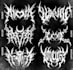 create black metal logo bands