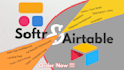 develop custom website or portal and database, with softr and airtable