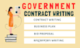 samgov government contract research writing proposal bid writing nhis code