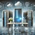 manage webhosting, domains, dns, SSL, email, ftp and servers