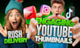 design thumbnails that get clicks rush