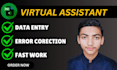 do fast and accurate data entry operations