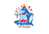 design unique shark party invitation logo