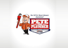 design awesome plumbing troubles hooting logo