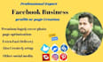 social media profile optimization or facebook, page create