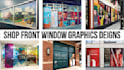 do store front, shop front and window graphics vinyl stickers