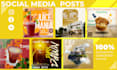 design social media post graphics and ads