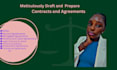 meticulously draft and prepare legal contracts and documents