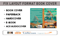 format edit layout your book cover for paperback,hardcover and acx