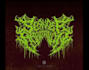 design death metal logo with texture and chrome effect