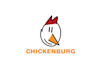 make amazing fried chicken fast food logo