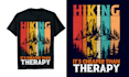 do custom hiking adventure t shirt design
