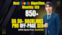 do off page seo monthly with high quality da backlinks