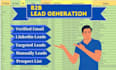 do b2b lead generation, linkedin leads with email