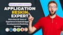 reskin android app, modify, rebrand or redesign in 5 hours