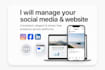 manage your social media and website