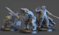create 3d model sculpt 3d miniature figurine for tabletop games and 3d printing