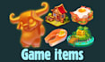 create game props, 2d items, assets, objects for you