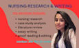 do nursing research and summary writing
