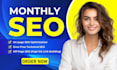 do complete monthly SEO service with onpage, off page and da backlinks