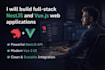 build a full stack nestjs and vue js app