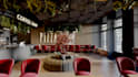 design modern cafe, coffee shop, restaurant, and bakery interior in 3d