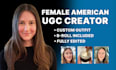 be your female american ugc creator
