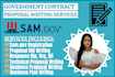 write government contract proposal grant research  writing