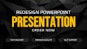 design powerpoint presentation and sales pitch deck