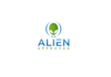create alien approved apparel brand logo design