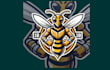 do modern hornet simple mascot logo design service