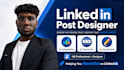 create stunning linkedin post designs