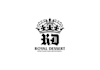 make elegant modern royal dessert logo