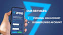 setup personal and business wise account
