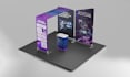 design modern and corporate trade booth