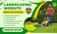 do landscape website, lawn care website, landscaping website design