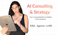 provide ai strategy and consulting for llm, rag, and agent systems