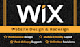 do wix website design, wix redesign, wix landing page