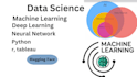 do machine learning, data science, data analysis, in python, r, tableau, excel