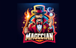 make unique magician mascot logo with creative concepts