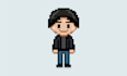 draw you in pixel art style avatar illustration